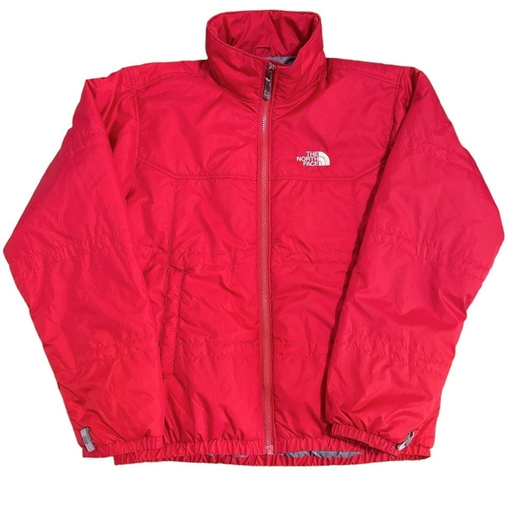 The North Face Red Quilted Puffer Jacket Size Small